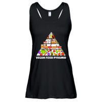 Vegan Food Pyramid Ladies Essential Flowy Tank