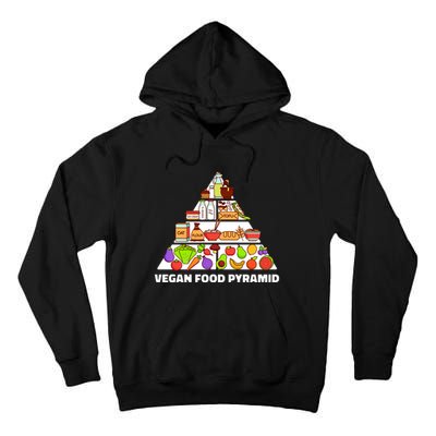 Vegan Food Pyramid Tall Hoodie