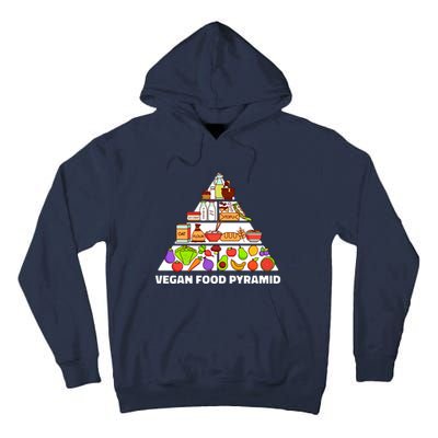 Vegan Food Pyramid Tall Hoodie