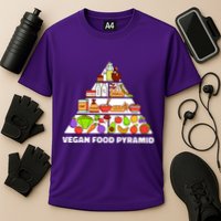 Vegan Food Pyramid Cooling Performance Crew T-Shirt