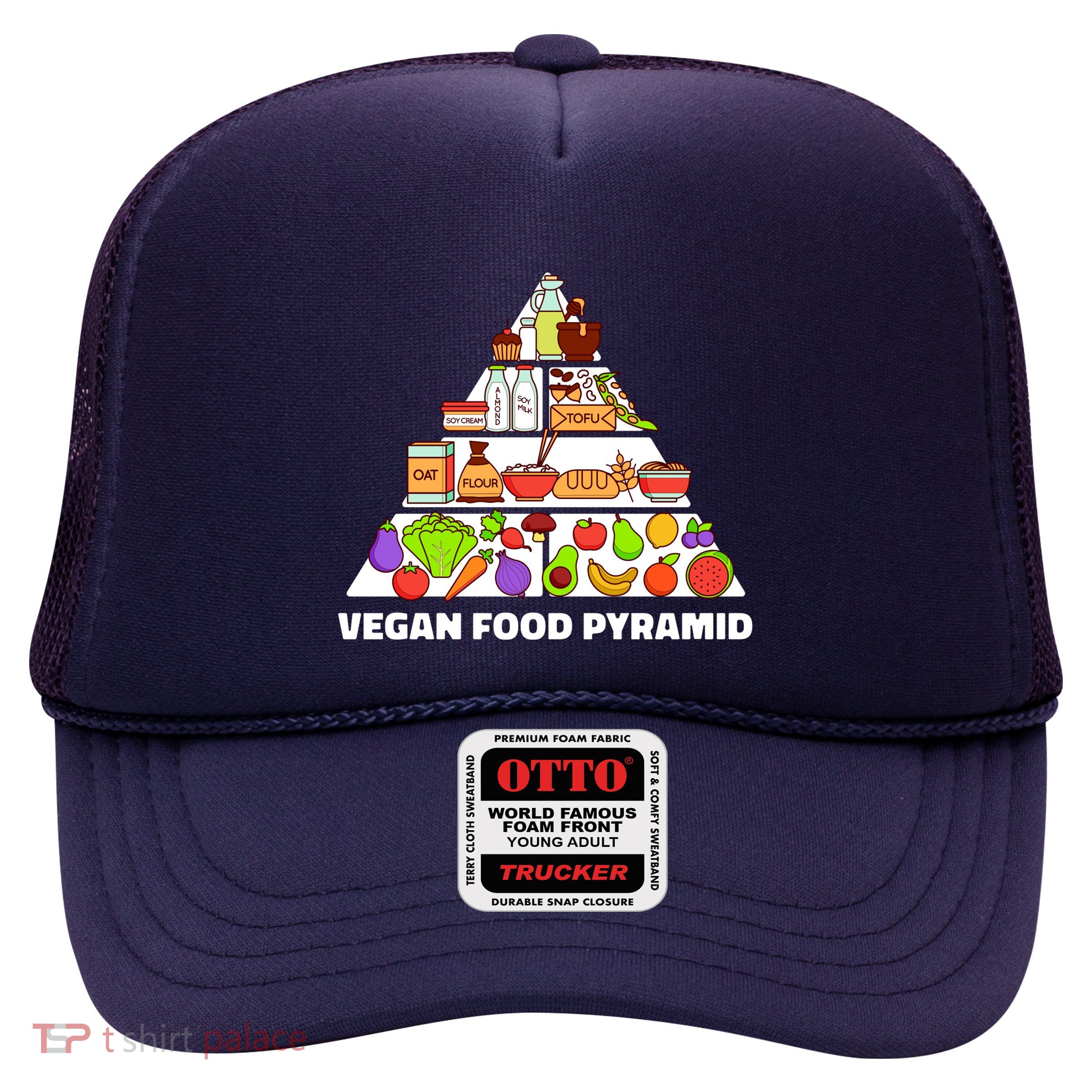 Vegan Food Pyramid Trucker Hat