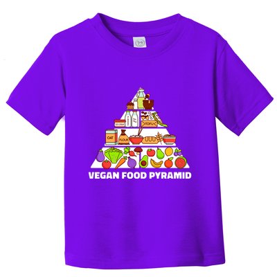 Vegan Food Pyramid Toddler T-Shirt