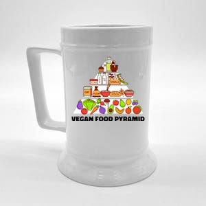 Vegan Food Pyramid Beer Stein