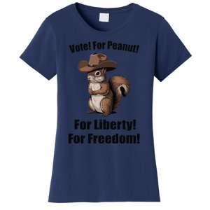 Vote For Peanut For Liberty For Freedom Women's T-Shirt