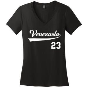 Venezuela Flag Pride Bandera Venezolana Camiseta Women's V-Neck T-Shirt