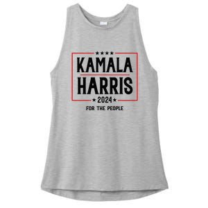 Vote For President Kamala Ladies PosiCharge Tri-Blend Wicking Tank