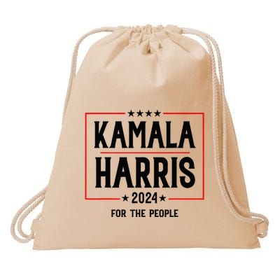 Vote For President Kamala Drawstring Bag