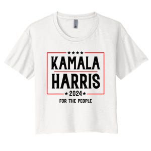 Vote For President Kamala Women's Crop Top Tee