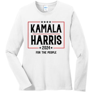 Vote For President Kamala Ladies Long Sleeve Shirt