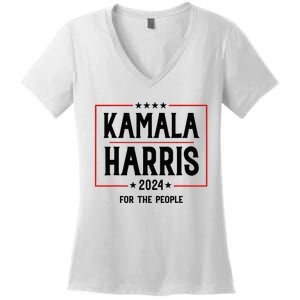 Vote For President Kamala Women's V-Neck T-Shirt