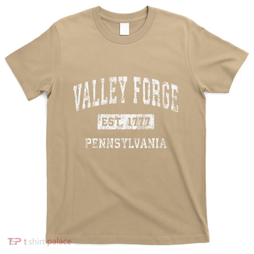 Valley Forge Pennsylvania Pa Vintage Established T-Shirt