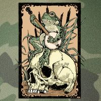 Victorian Frog Playing Banjo Legacy Tie Dye Trucker Hat