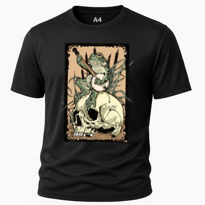 Victorian Frog Playing Banjo Performance Shirt