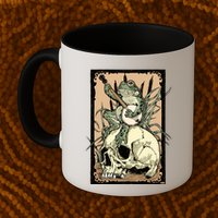 Victorian Frog Playing Banjo Mug