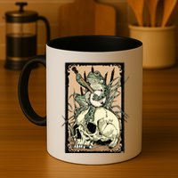 Victorian Frog Playing Banjo Mug