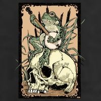 Victorian Frog Playing Banjo 15oz Campfire Ceramic Mug