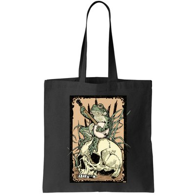 Victorian Frog Playing Banjo Bag
