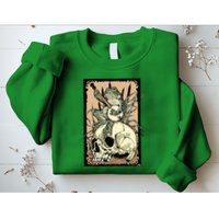 Victorian Frog Playing Banjo Sweatshirt
