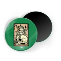Victorian Frog Playing Banjo Magnet
