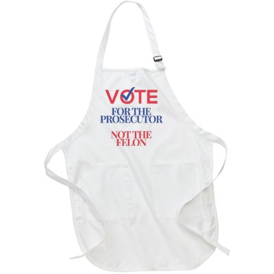 Vote For Prosecutor Vs. Felon Full-Length Apron With Pockets