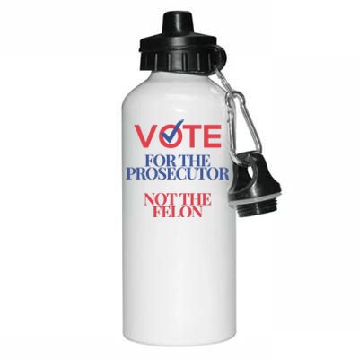 Vote For Prosecutor Vs. Felon Aluminum Water Bottle