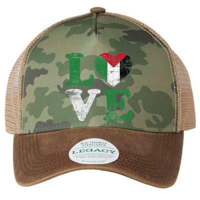 Vintage Free Palestine Flag S For Legacy Tie Dye Trucker Hat