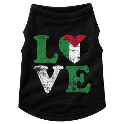 Vintage Free Palestine Flag S For Doggie Tank
