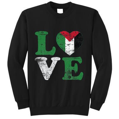Vintage Free Palestine Flag S For Sweatshirt