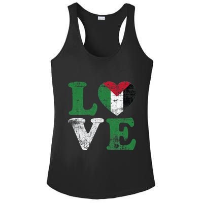 Vintage Free Palestine Flag S For Ladies PosiCharge Competitor Racerback Tank