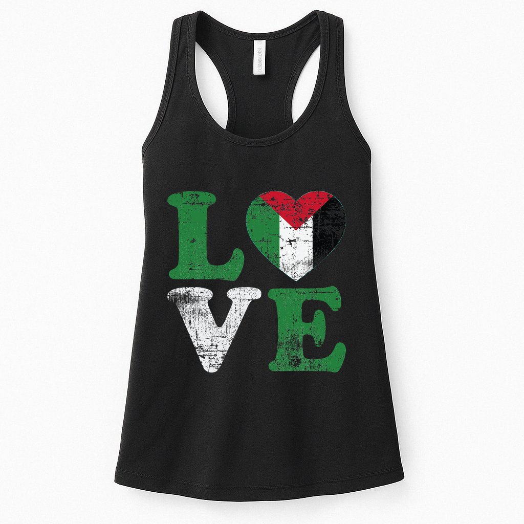 Vintage Free Palestine Flag S For Womens Tank Top