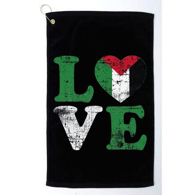 Vintage Free Palestine Flag S For Golf Towel
