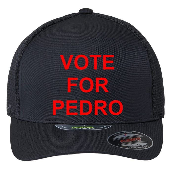 Vote For Pedro Ringer Flexfit Unipanel Trucker Cap