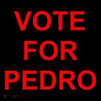 Vote For Pedro Ringer Full-Length Apron With Pockets