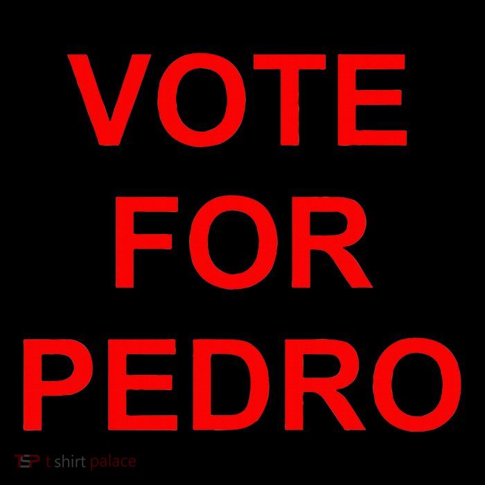 Vote For Pedro Ringer Full-Length Apron With Pockets