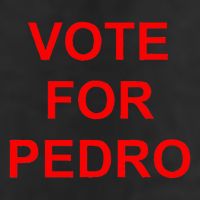 Vote For Pedro Ringer 15oz Campfire Ceramic Mug