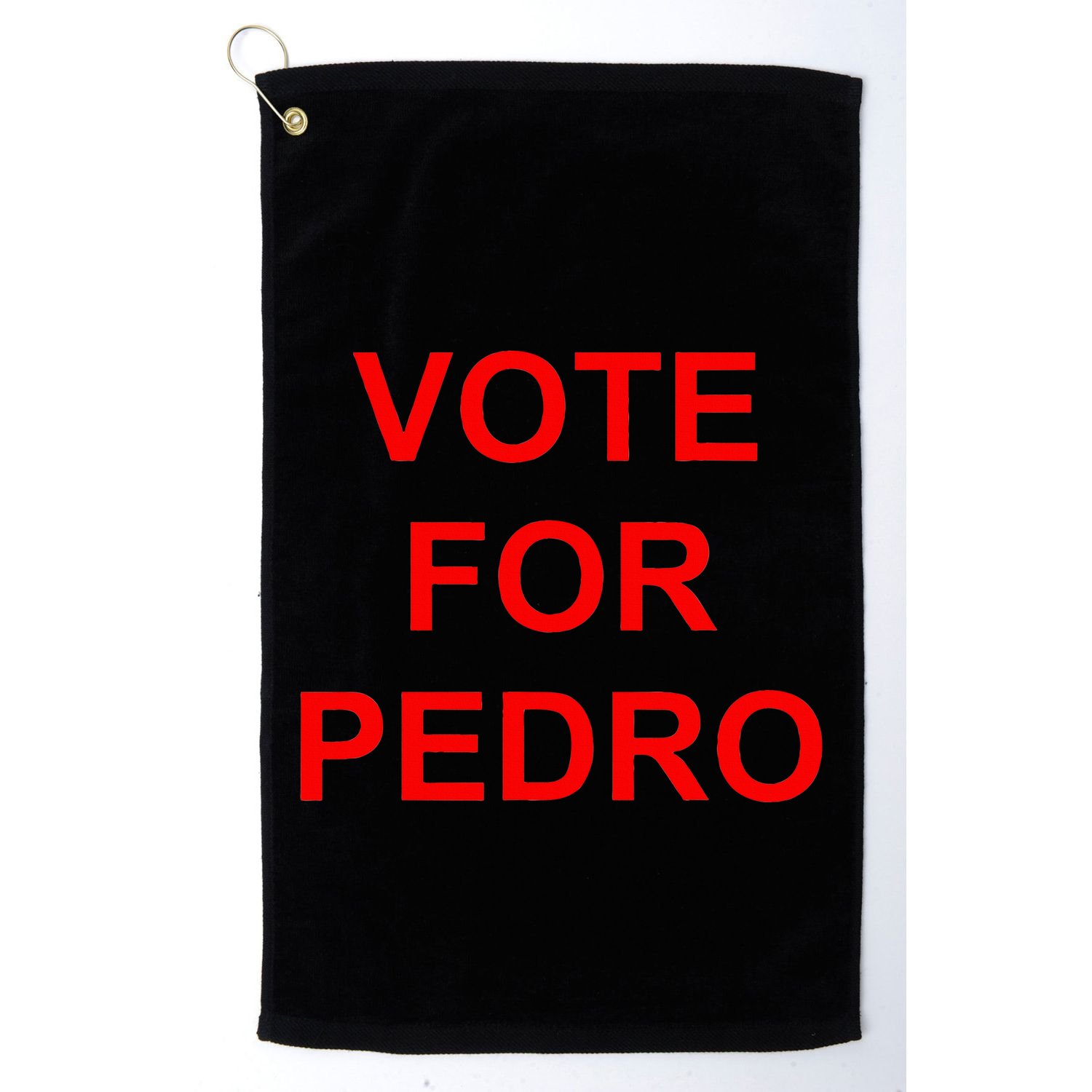 Vote For Pedro Ringer Golf Towel