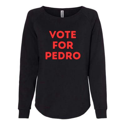 Vote For Pedro Womens California Wash Sweatshirt