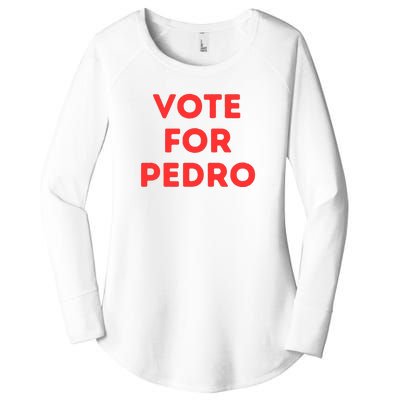 Vote For Pedro Women's Perfect Tri Tunic Long Sleeve Shirt