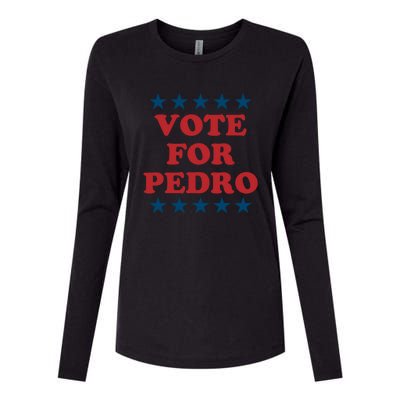 Vote For Pedro Funny Meme Womens Cotton Relaxed Long Sleeve T-Shirt