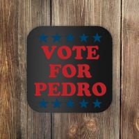 Vote For Pedro Funny Meme Coaster