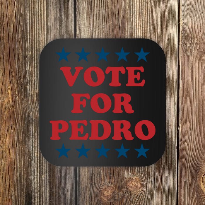 Vote For Pedro Funny Meme Coaster