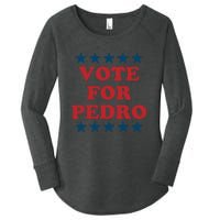 Vote For Pedro Funny Meme Women's Perfect Tri Tunic Long Sleeve Shirt