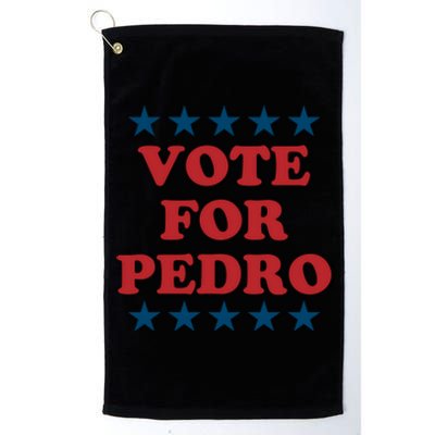 Vote For Pedro Funny Meme Platinum Collection Golf Towel