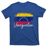 Venezuelan Flag Pride Roots Vintage Venezuela Funny Gift T-Shirt