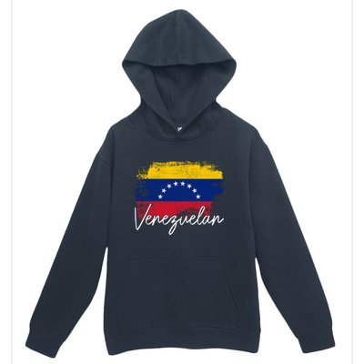 Venezuelan Flag Pride Roots Vintage Venezuela Funny Gift Urban Pullover Hoodie