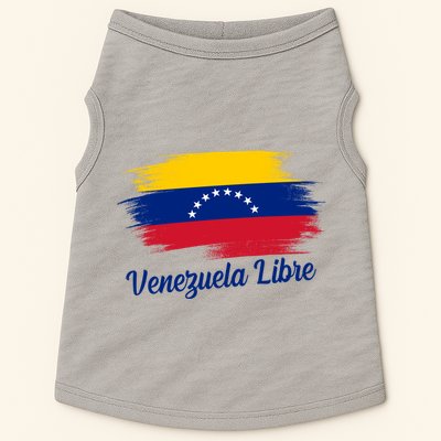 Venezuela Flag Proud American Venezuela Libre Doggie Tank