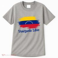 Venezuela Flag Proud American Venezuela Libre Tall T-Shirt