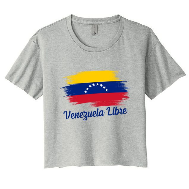 Venezuela Flag Proud American Venezuela Libre Crop Top