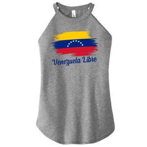 Venezuela Flag Proud American Venezuela Libre Women’s Perfect Tri Rocker Tank