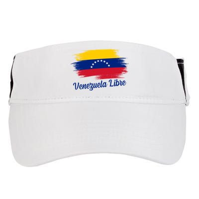 Venezuela Flag Proud American Venezuela Libre Adult Drive Performance Visor